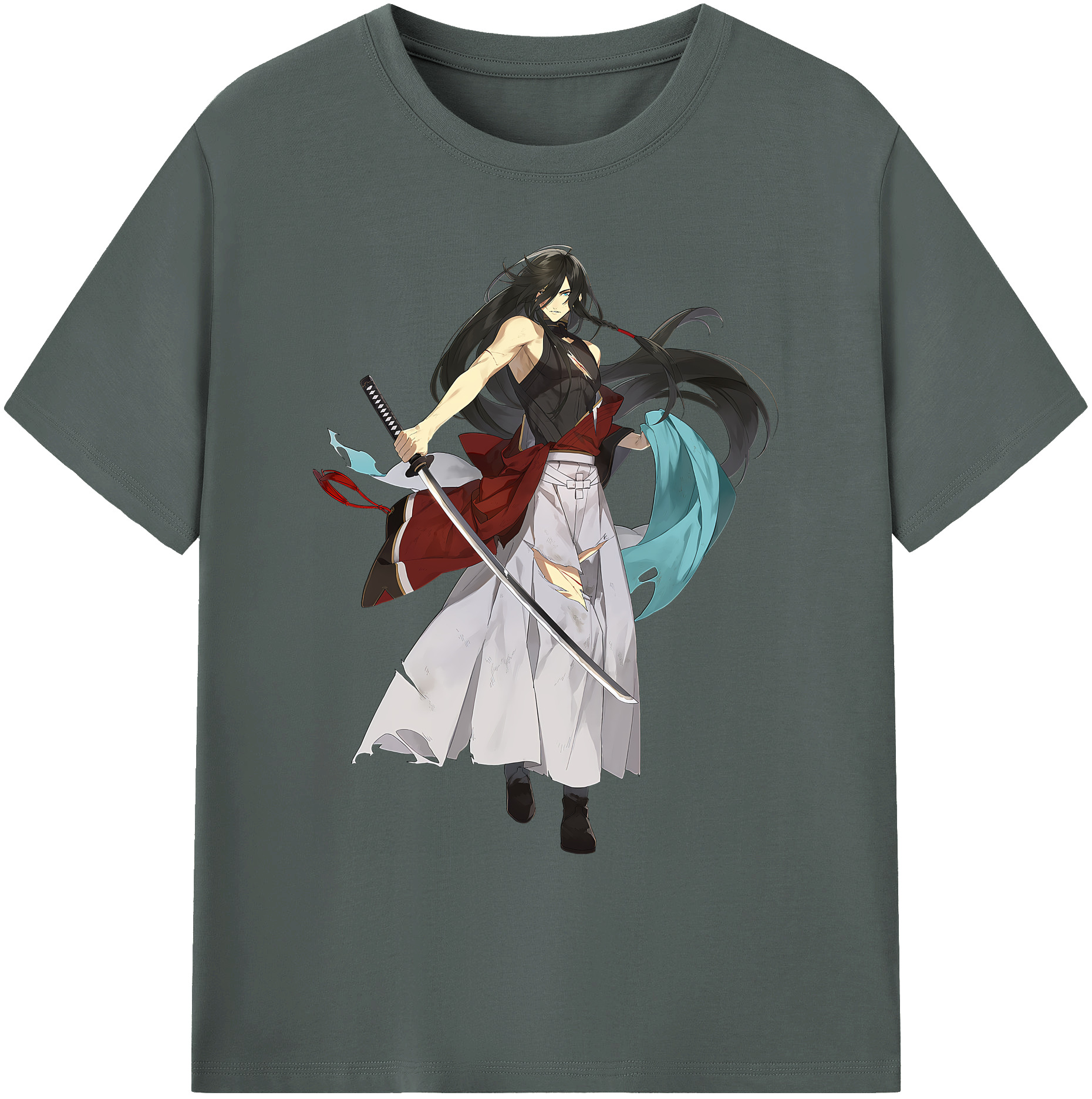 （画像用） 刀剣乱舞 Touken Ranbu 綿100％ メンズ半袖Tシャツ｜肌触りやわらか＆通気性